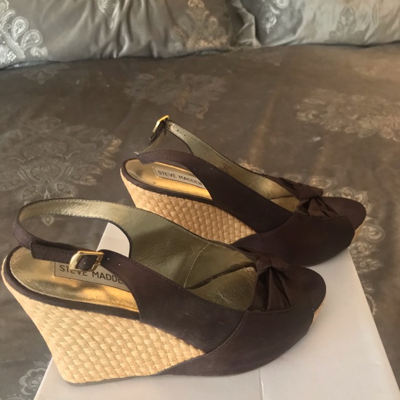 Steve Madden new Peep toe wedge - Picture 5 of 8
